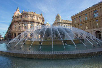 Genova piazza De Ferrari