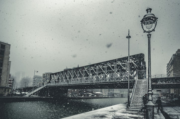 Le pont parisien, la petite ceinture