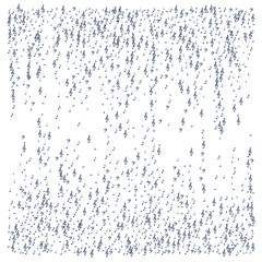 Music Symbols Vector Confetti Flying, Falling. Grayscale Falling Notes, Party, Festival Poster Texture. Melody Background, Music Signs Pattern Decorative Frame. Live Music Symbols Confetti Chaos.