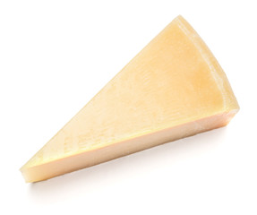 cheddar cheese isolated on white background