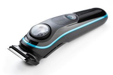 Hair trimmer isolated on the white background. Beard and hair clippers.