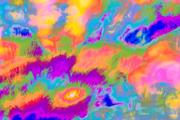 Obraz na płótnie Canvas Abstract psychedelic picture part of photo series that can be used as a background separately or as a part of the group of photos to create gif animations or short videos