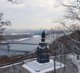 The historical monument of St. Vladimir the Baptist, Kiev