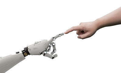robot connect to human