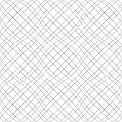Seamless 3D convex pattern. Wavy lines texture.