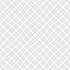 Fototapeta premium Seamless 3D convex pattern. Wavy lines texture.