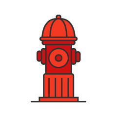 Hydrant color icon