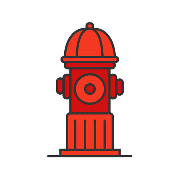 recommend clip art: Hydrant color icon