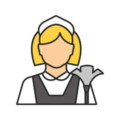 Maid color icon