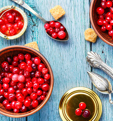 Heap of berries cranberries
