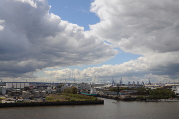 Fototapeta premium Hamburger Hafen 