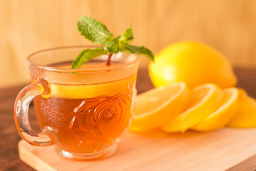 Tea with lemon