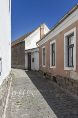 Empty street in the old town