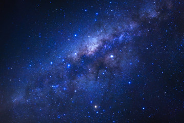Naklejka premium galaktyka Drogi Mlecznej z gwiazdami i kosmicznym pyłem we wszechświecie