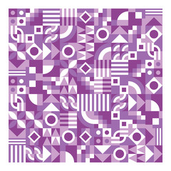 Square Geometric Purple Background.zip