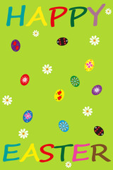 Greeting card for Easter