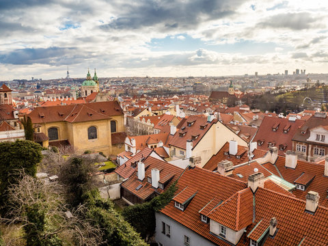 View of Old Prague from Prague Castle