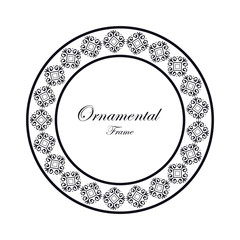 Vintage ornamental frame