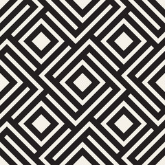 Vector seamless lattice pattern. Modern stylish texture with monochrome trellis. Repeating geometric grid. Simple design background...
