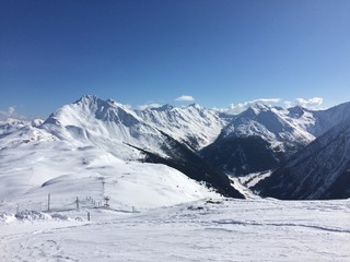 Naklejka premium Teren narciarski Ratschings