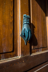 Old hand-shaped door knob