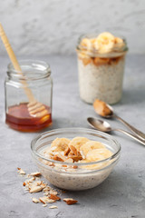 breakfast with  overnight oatmeal