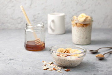 breakfast with  overnight oatmeal