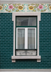 Typical Portuguese Architecture: Tile Azulejos Window - Portugal