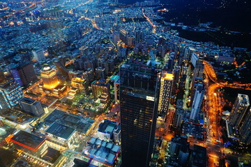 台北１０１からの夜景