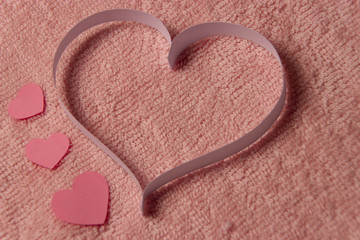 Paper heart for Valentines Day