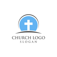 Church logo modern vector graphic abstract