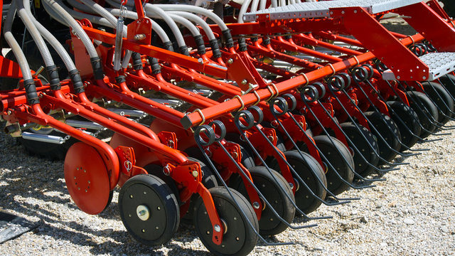 Agricultural cultivator for the processing of land. Harrow, agronomy.