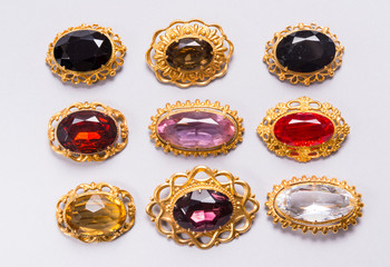 Set of vintage brooches © mdbildes