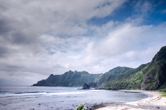 Road to heritage village of Chavayan, Sabtang, Batanes, Philippines