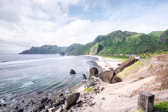 Road to heritage village of Chavayan, Sabtang, Batanes, Philippines