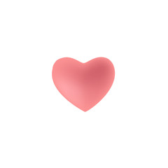 Heart symbol, vector illustration. 