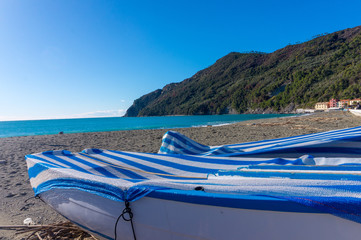 boats in the beach, Sestri Levante, Genoa