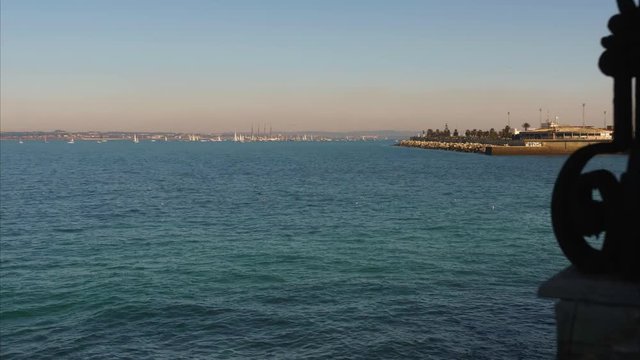 Juan Sebastian Elcano Port of Cadiz Departure Time-Lapse