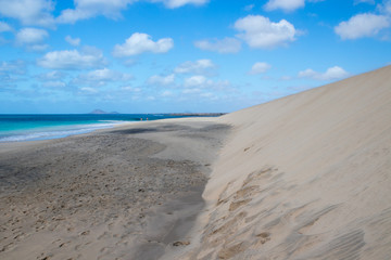 Fototapeta na wymiar Strandlandschaft Santa Maria, Kapverdische Inseln