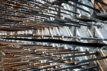 construction concrete stake