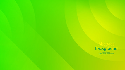 Green color and Yellow color background abstract art vector 