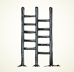 Vector drawing. Ladder