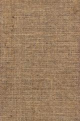 Natural Brown Burlap Canvas Coarse Grunge Background Texture