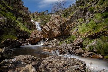 The rocky river below MacKenzie Falls, Victoria, Australia