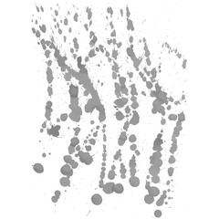 Grunge distress calligraphy ink stains. Gray ink blow explosion. Splatter background. Grunge ink paint splats, blots and splashes. Gray calligraphy ink splats. Spray paint drops.