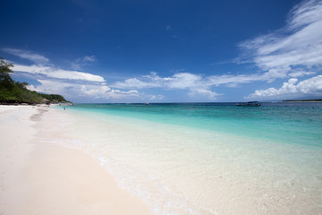 Fototapeta premium Beautiful seashore of Gili Meno island, Indonesia