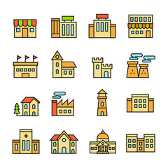 Paforo Icon Set: Building