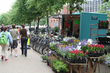  market on the marketplace in Groningen