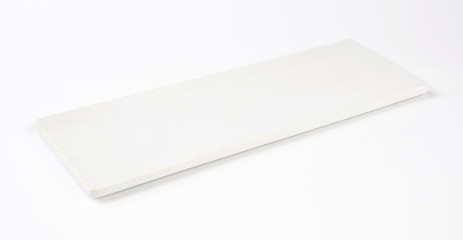 leeres weißes Servierbrett