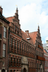 The building of the university in Groningen